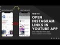 How to Open Instagram links in YouTube App easy and best way 2020 [free] |  Social Bro