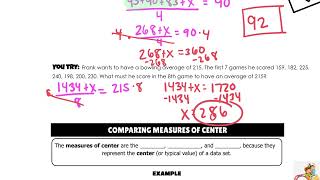 Chapter 12 Day 1 (Basic Statistics) Notes