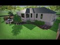 Hallville New Front and Rear Yard Landscape 3D Design