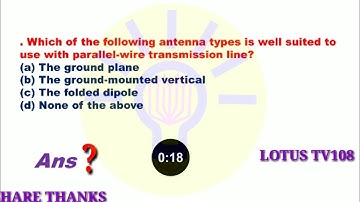 ANTENNAS IMPORTANT MCQ QUIZ FOR | ISRO | ESE | RRB-JE | BARC | BEL | PSUS PREPARATION