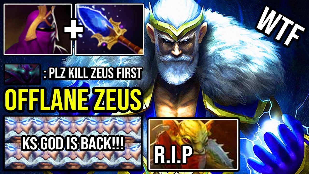 NEW IMBA Offlane Zeus Global Static Field + KS God Counter Pro Spectre & BH Top 80 MMR DotA 2