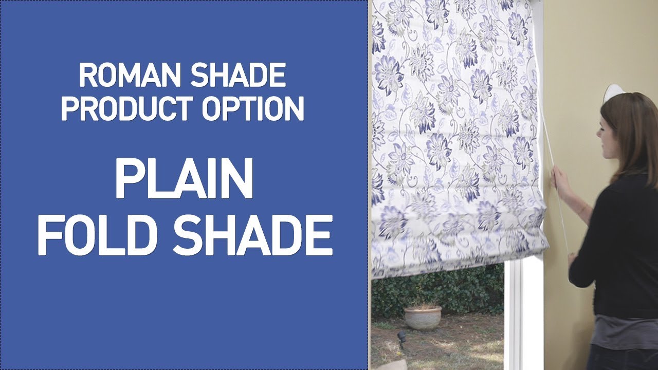 Roman Shades with Plain Folds - QuickDemo