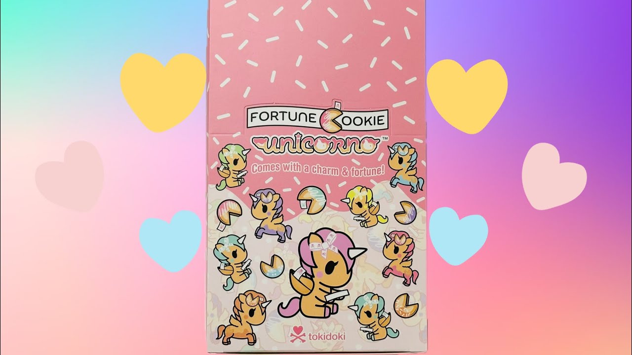 Unboxing 1 Full Case! Tokidoki Fourtune Cookie Unicorno w/ Charm & Fortune 🥠 💝