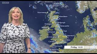 Carol Kirkwood BBC Weather May 7th 2021