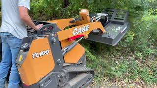 Player Profile Case TL100 Mini Skid Steer Clearing Brush Real-Time with CID Mini Skid Steer Brush Cutter