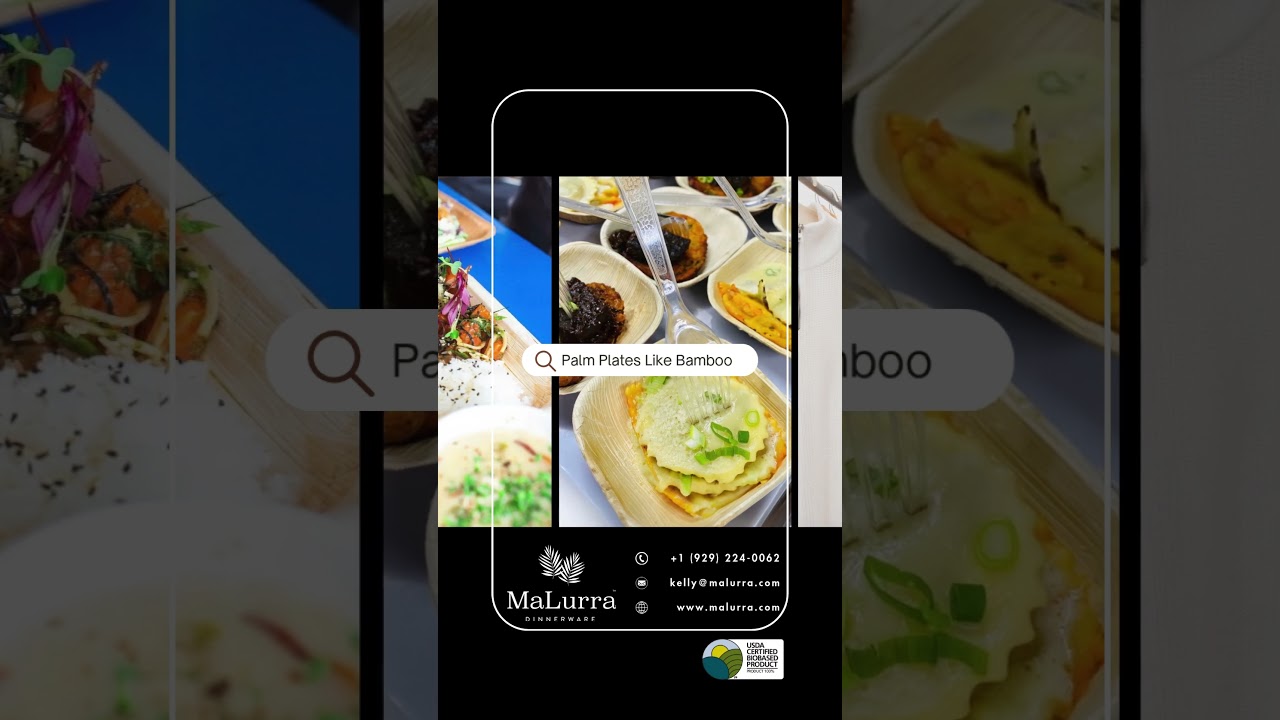 Embrace Nature with Eco-Friendly Palm Leaf Plates Like Bamboo!