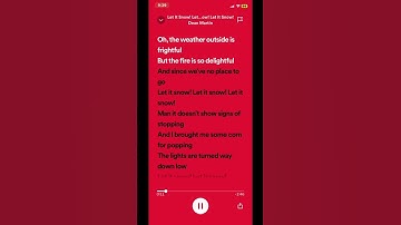 Thumbnail of Let it Snow! Let it Snow! Let it Snow • Dean Martin #lyrics #spotify #fypシ #christmas