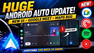 Android Auto Just Got a HUGE Update! New Media Player, Google Meet & More screenshot 4