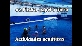 2 Juegos De Natación Para Niños - Piedra, Papel Y Tijera - Actividades Acuáticas