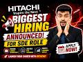 Hitachi Biggest Hiring Announced ! OFF Campus Drive For 2026, 2025 Batch | Fresher | Jobs