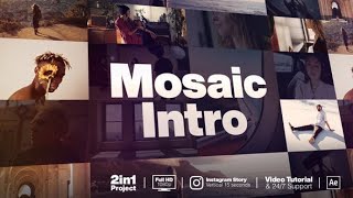 Mosaic Intro (After Effects Template) Mosaic Intro (After Effects Template)