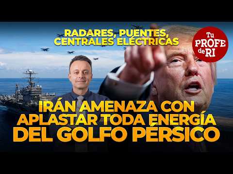 ¡POTENTES ATAQUES! TRUMP ANUNCIA QUE DESTRUIRÁ 1RÁN. TEH£RÁN VA VS ENERGÍA DEL GOLFO