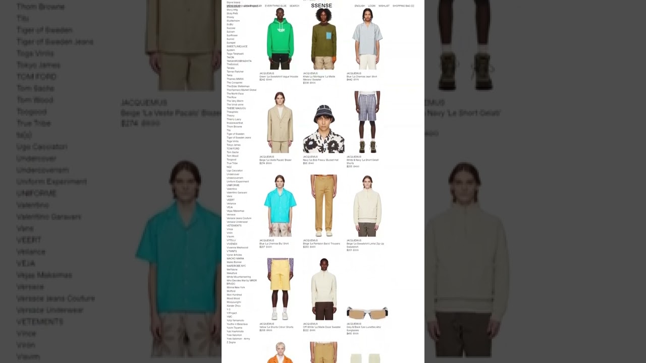 JACQUEMUS on SALE at SSENSE