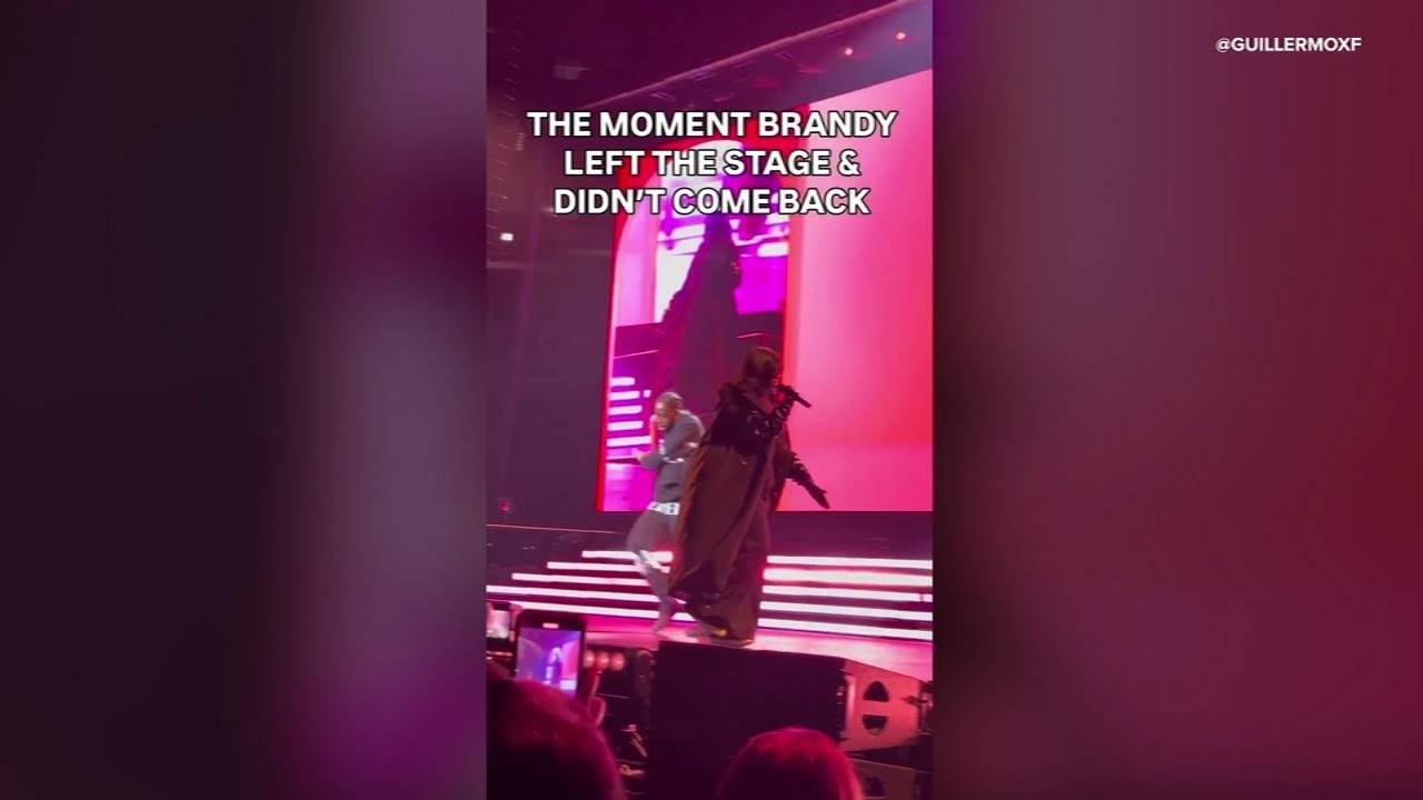 Singer Brandy issues statement after walking off United Center stage