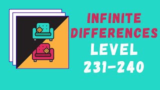 Infinite Differences Answers Level 231-240