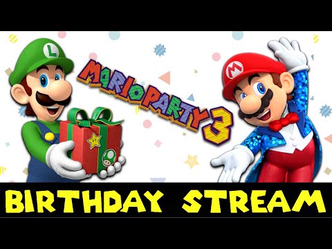 BIRTHDAY STREAM! Mario Party 3 ONLINE! (& FORTNITE) - BIRTHDAY STREAM! Mario Party 3 ONLINE! (& FORTNITE)
