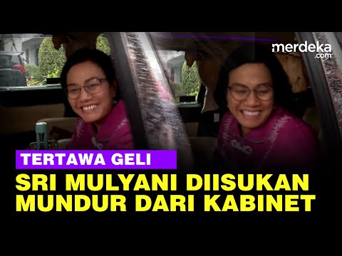 Tawa Sri Mulyani Respons Isu Mundur dari Kabinet Jokowi: Saya Bekerja