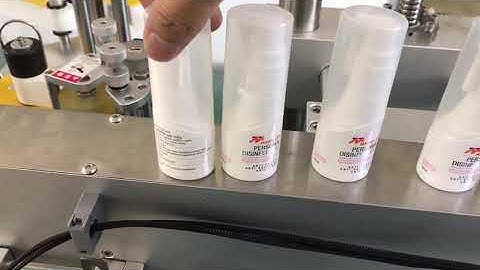 oval bottle two sides labeling machine