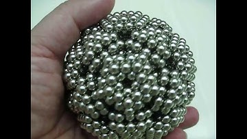 48-ball Sphere Closed Face Dodecahedron made out of Zen Magnets