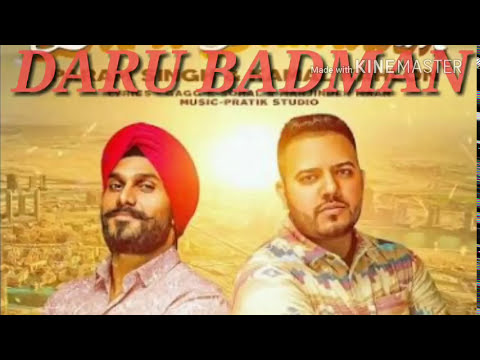 DARU BADMAN PUNJABI SONG OF 2017