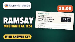 Ramsay Mechanical Aptitude Test Practice: 36 Questions 20 Minutes