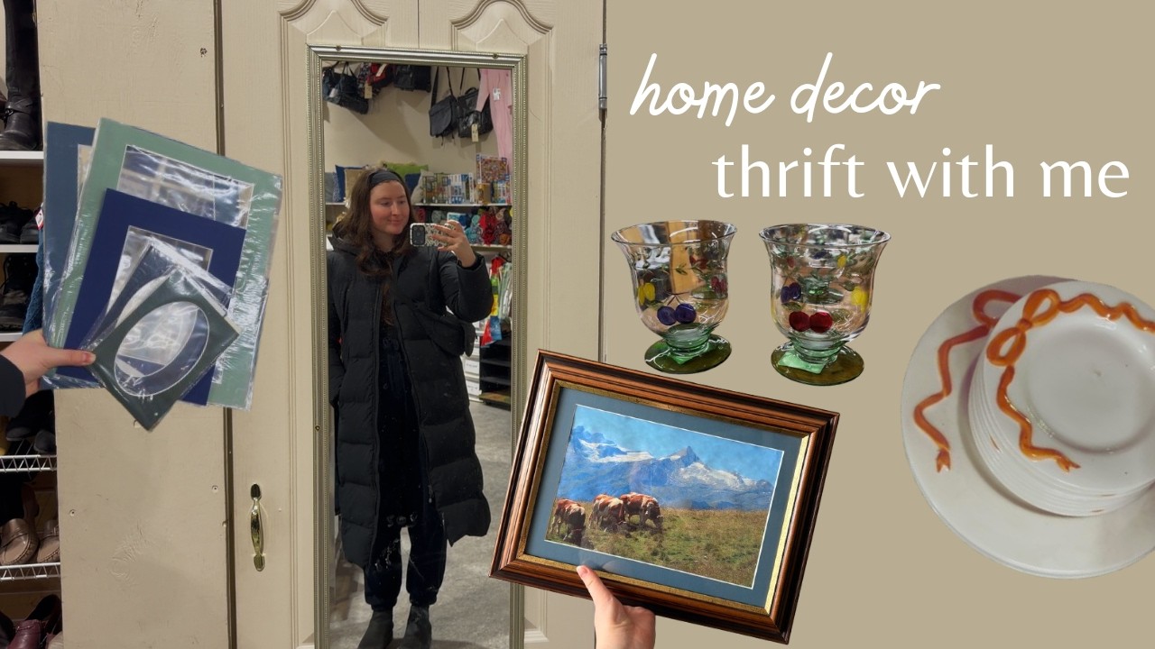 let's explore 4 NEW thrift stores in a small town together ✨