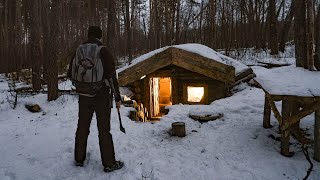 ПОИСК ЗЕМЛЯНКИ ЛЕСНОГО СТРОИТЕЛЯ | КАНУН НОВОГО ГОДА | КОТЛЕТКА С ПЮРЕШКОЙ