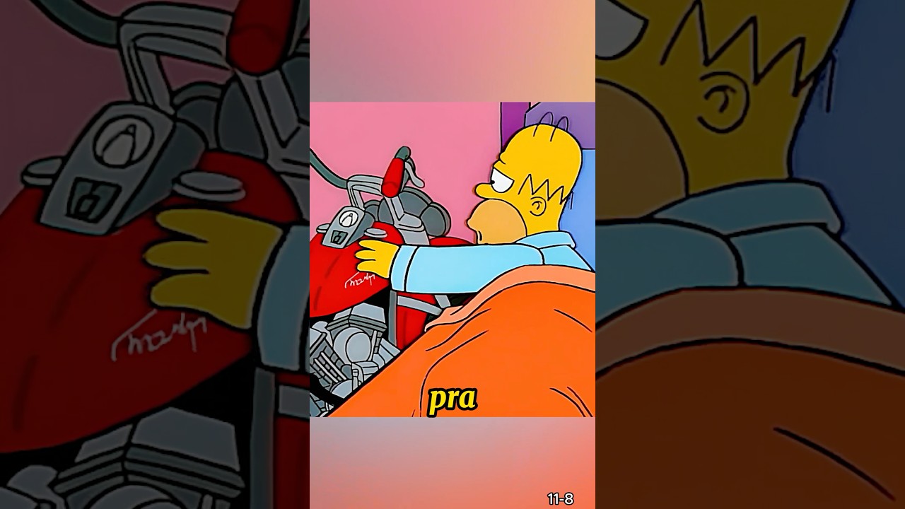 Homer ganhou uma motocicleta#shorts #movie