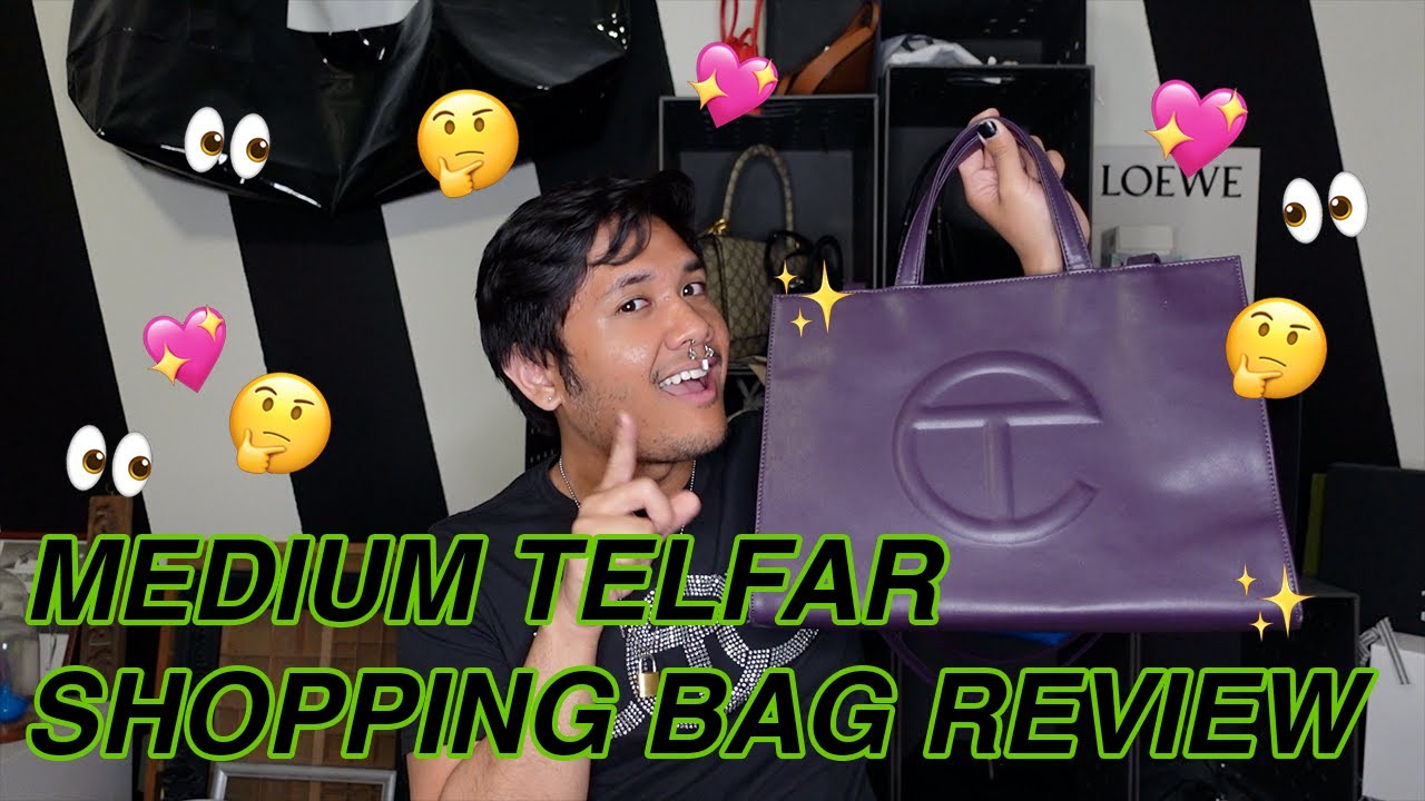 Telfar Bag Unboxing  Telfar Medium Shopping Bag Review 