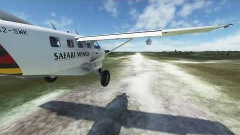 Kodiak 100 Bush Flying: Takeoff and Landing in the Okawanga Delta | MSFS | 4K