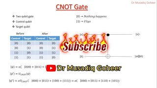 Controlled Not Gate|CNOT Gate in Quantum Computing