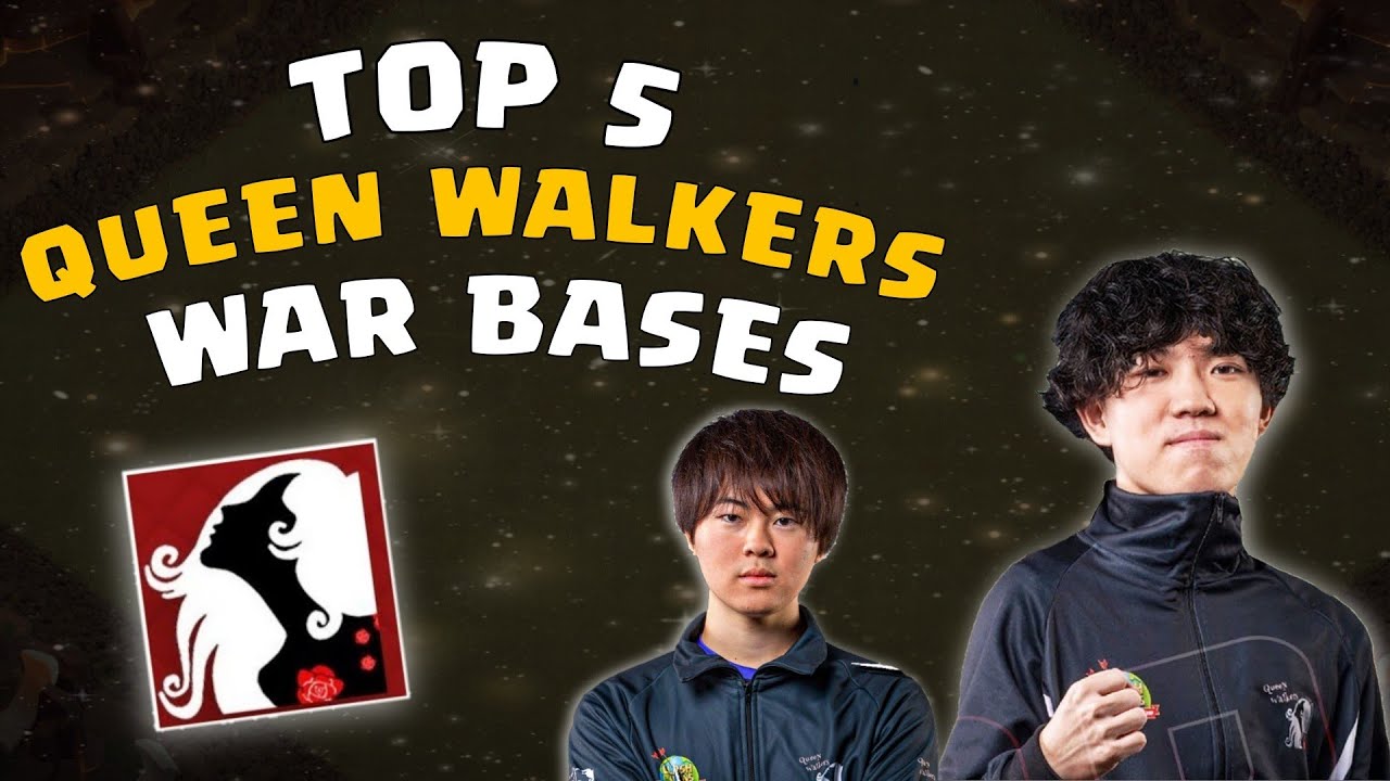 Top 5 Queen Walkers War Bases With Link | Best War Bases Ever in Coc | Anti 3 Star War, Cwl Bases