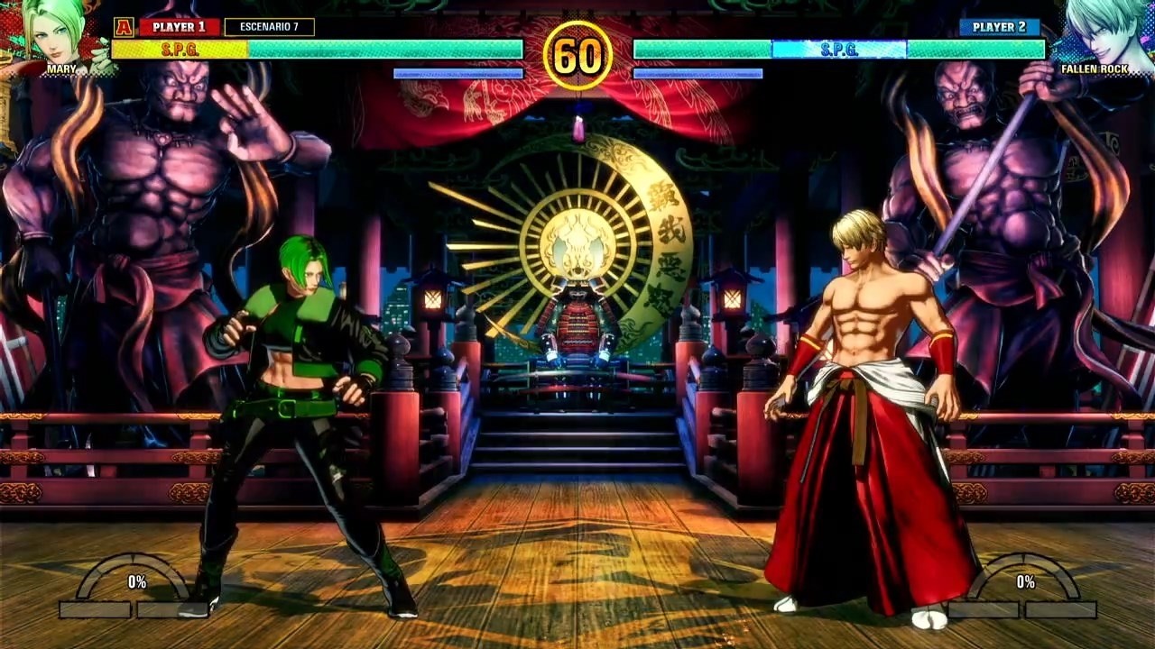 BLUE MARY VS FALLEN ROCK - FATAL FURY COTW - YouTube