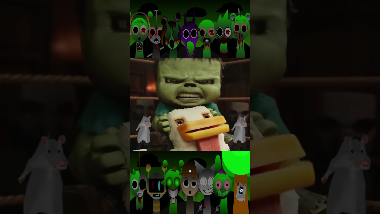 Incredibox Sprunki Rat Dance Mini Zombie *MIX HORROR VERSION*