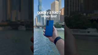 Testing out the video capabilities of the Galaxy Z Fold 7 #tech #samsung #zfold7