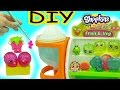 DIY Liquid Water Filled Fruit Inspired Shopkins - Do It Yourself Dollar Tree Craft Video