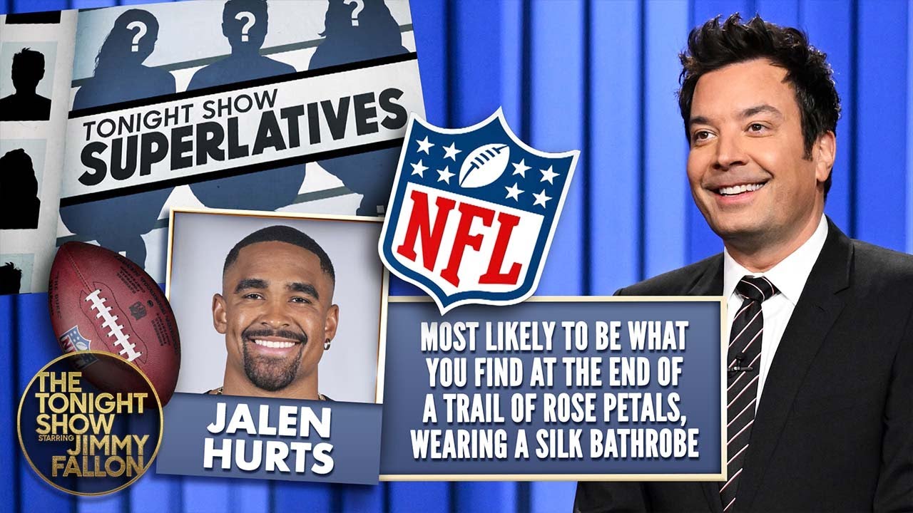 Tonight Show Superlatives: 2025 NFL Season – Lions and Eagles | The Tonight Show