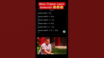 When Fresher Learn Javascript #coding #javascript #fun #programming