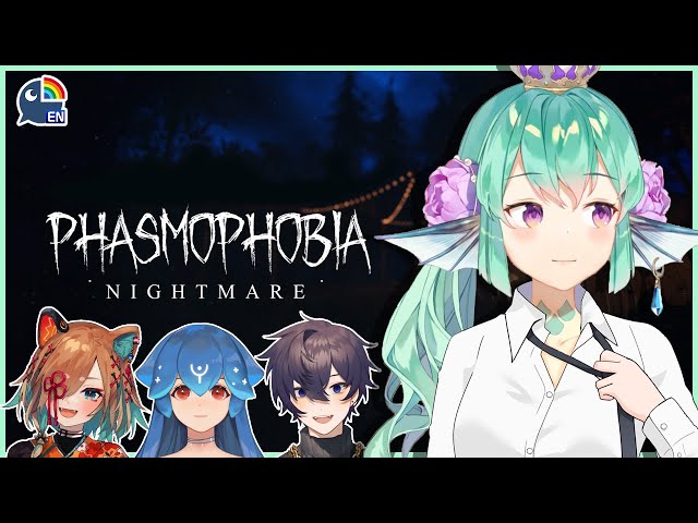 【PHASMOPHOBIA】 NIGHTMARE MODE?! 【NIJISANJI EN | Finana Ryugu】|「Collab」 ft. Shiki, Bao, Shotoのサムネイル