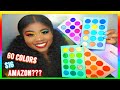 Beauty Glazed Color Board Palette 60 Colors!! | Review and Demo Amazon Best Selling Eyeshadow