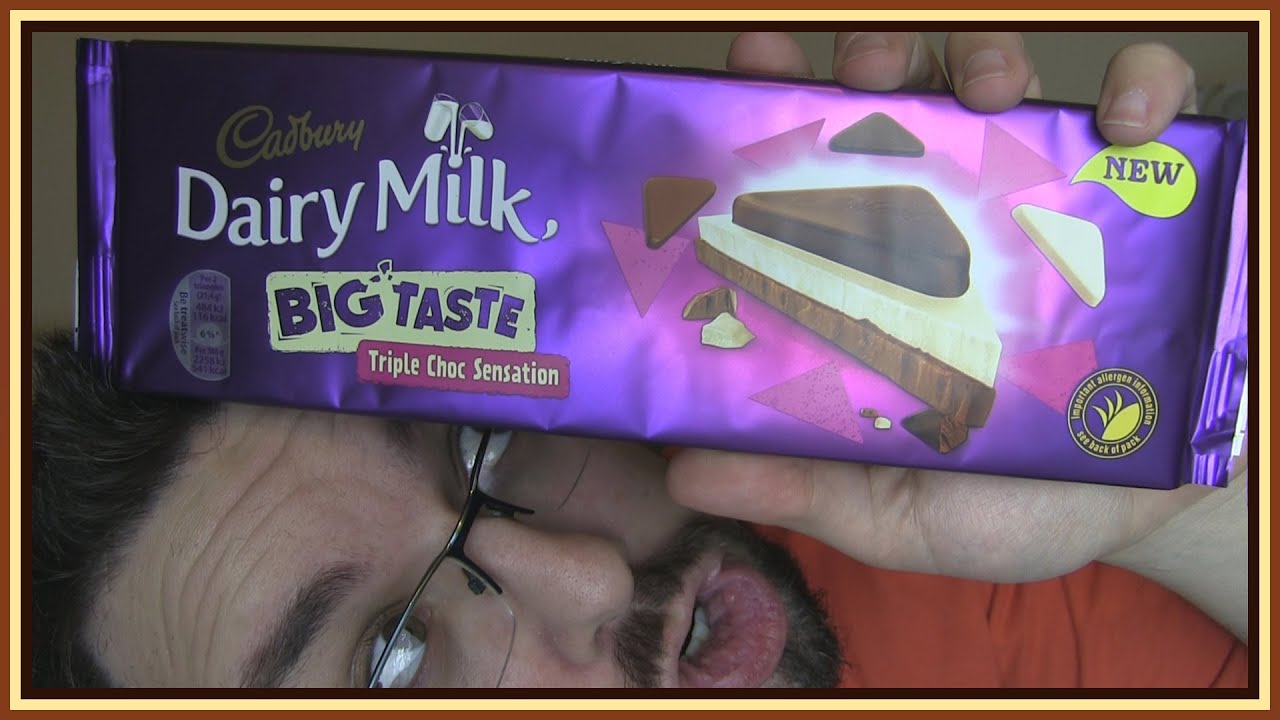 Cadbury Dairy Milk Big Taste Triple Choc Sensation Review YouTube
