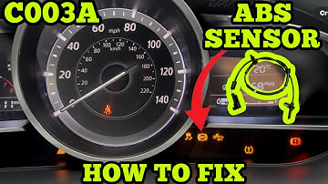 Mazda C003A ABS Wheel Speed Sensor - Location - HOW TO FIX DIY