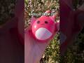 I made a pink axolotl squishmallow nano tape squishy  diy satisfying nano tape balloon