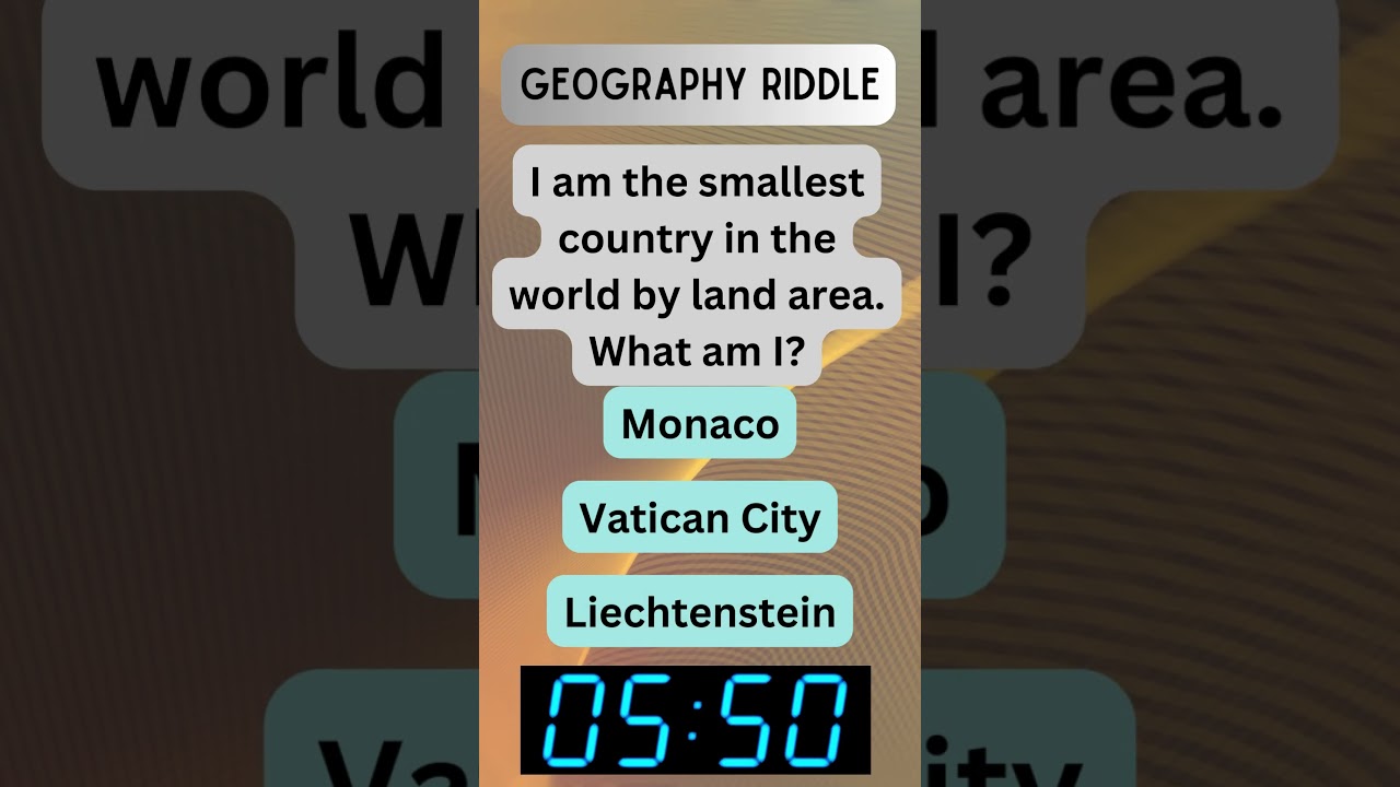 Essential travel tipsGeography Puzzle #13: Prepare to be Amazed 