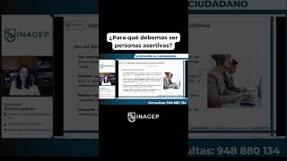 🗣 ¿Para qué debemos ser personas asertivas? by INAGEP 28 views 5 months ago 3 minutes, 29 seconds