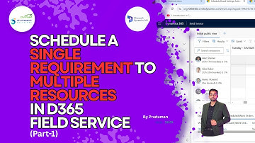 How to Schedule a Single Requirement to Multiple Resources in MS Dynamics 365 Field Service(Part-1)