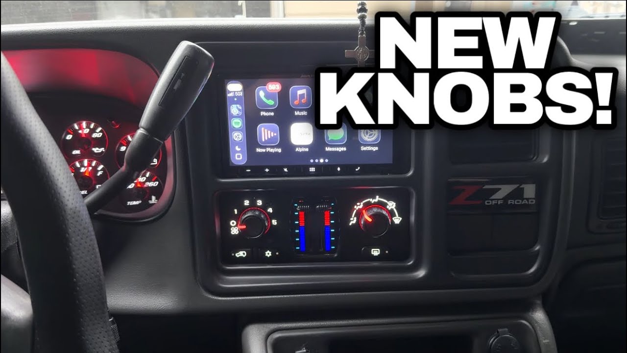 REDLINE SPEED GAUGES KNOBS FOR MY 2005 SILVERADO Z71 SINGLE CAB COMING ...