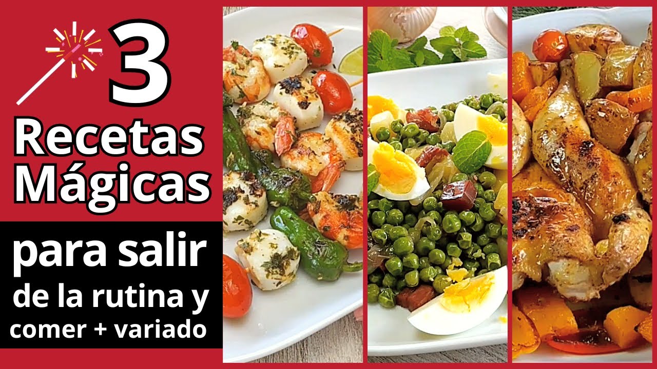 😋😋Recetas Mágicas Para Salir De La Rutina y Comer + Rico y Variado