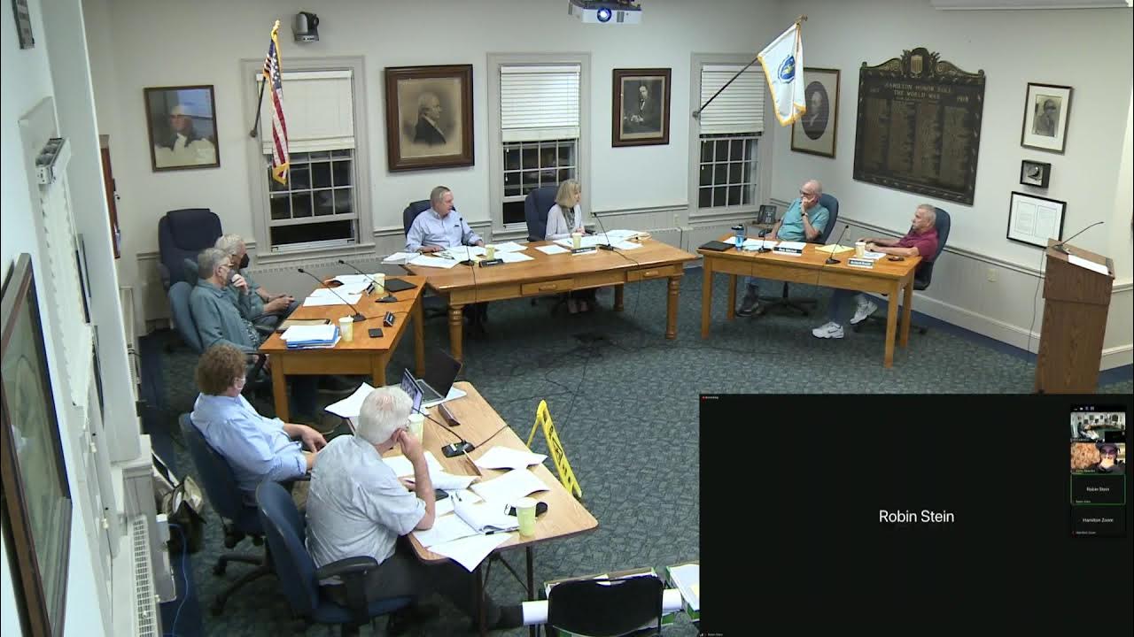 Hamilton Planning Board 9.13.22 YouTube
