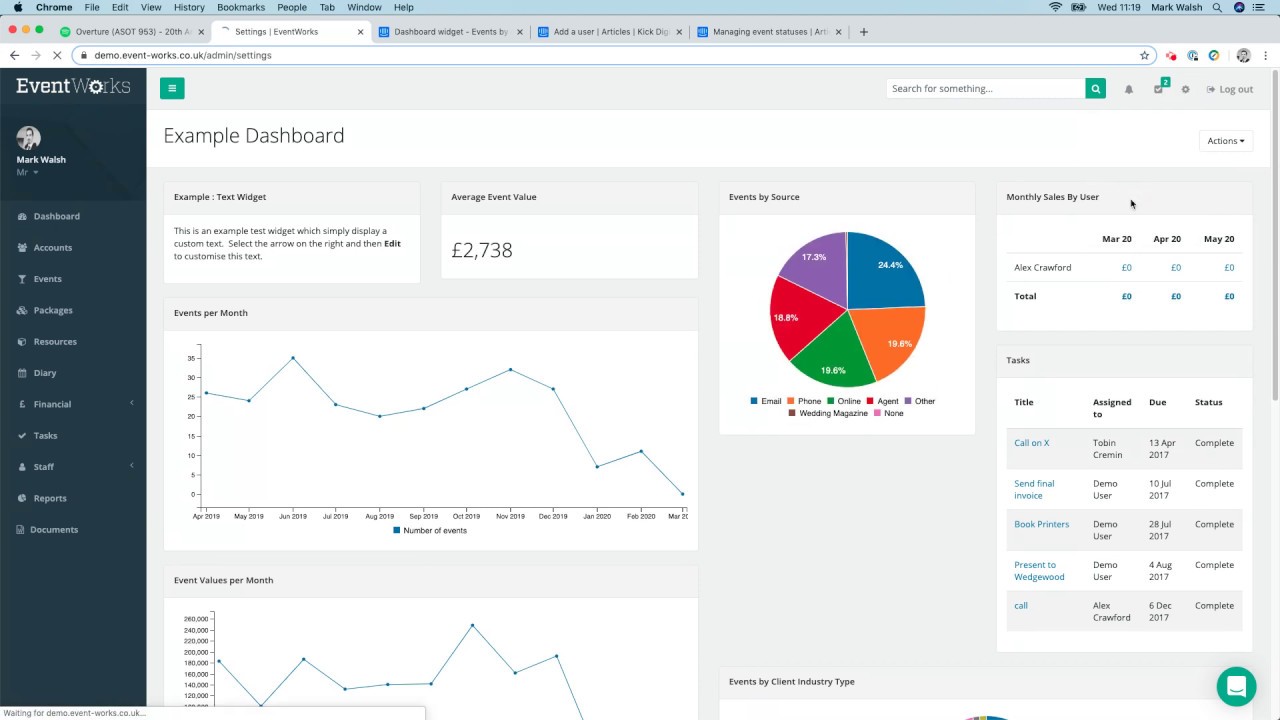 How to use Custom Fields on EventWorks